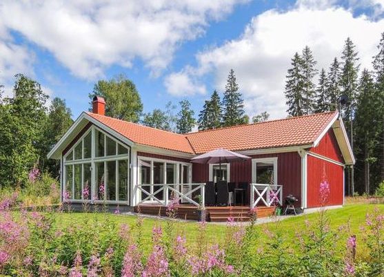 Ferienhaus in Südschweden Tingsryd Småland am See Tiken für 6 Personen