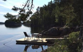 Ferienhaus in Schweden mit Boot direkt am See