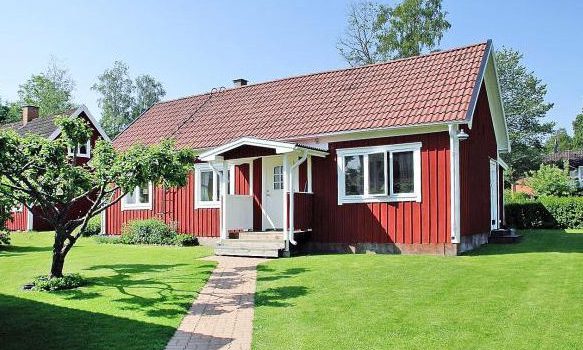 Ferienhaus Anneberg, Småland Vimmerby und Umgebung, Schweden für max. 4 Erwachsene und 1 Kind direkt am See