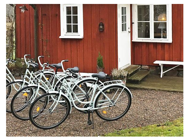 Traditionelles, rot-weißes Ferienhaus in Südschweden Vargön, Vänern, Schweden für max. 8 Personen 