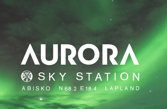 Aurora Sky Station ist eine Touristenattraktion im Abisko-Nationalpark in Schweden. Es ist eine Seilbahnstation