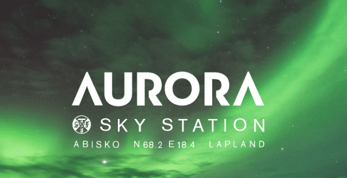 Aurora Sky Station ist eine Touristenattraktion im Abisko-Nationalpark in Schweden. Es ist eine Seilbahnstation